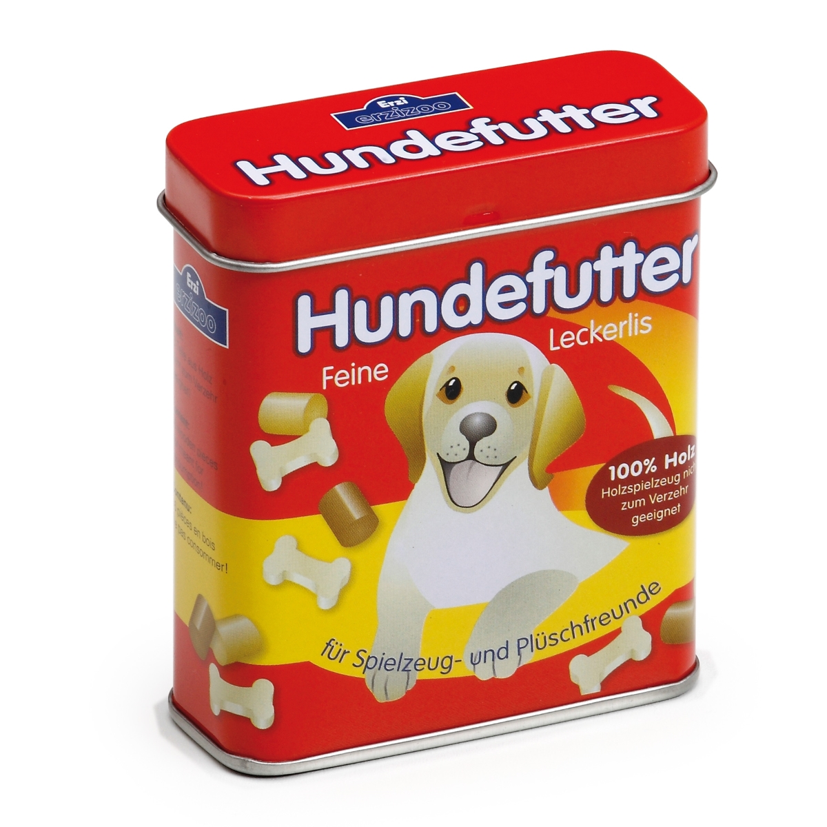 Kaufladen Hundefutter in Blechdose