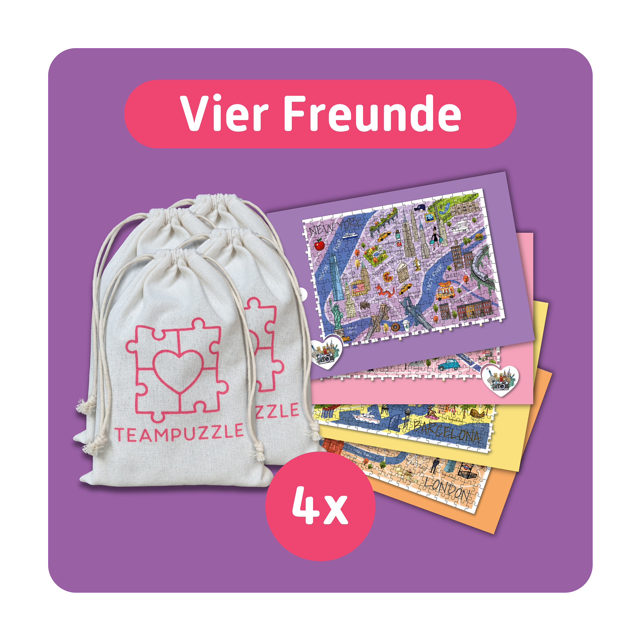 TEAMPUZZLE City Trip, 1000 Teile