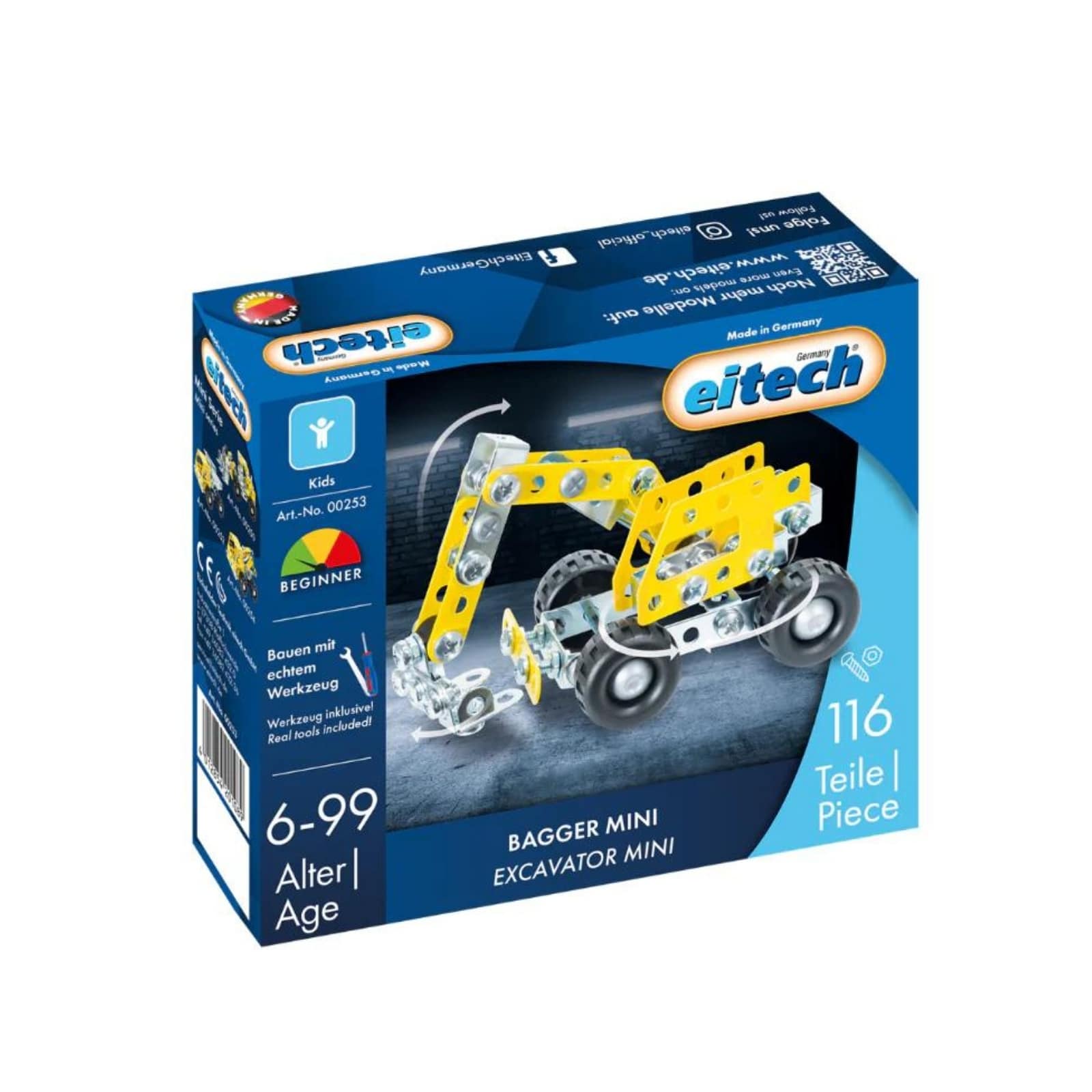 Eitech Metallbaukasten Bagger Mini