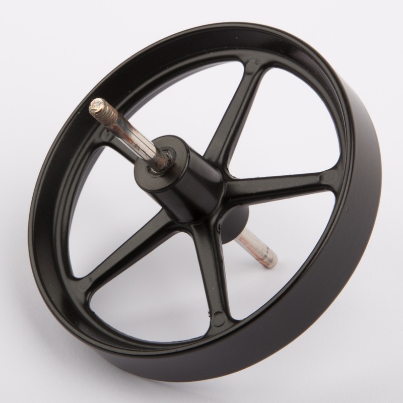 Schwungrad 80mm mit Achse - Wilesco Ersatzteile