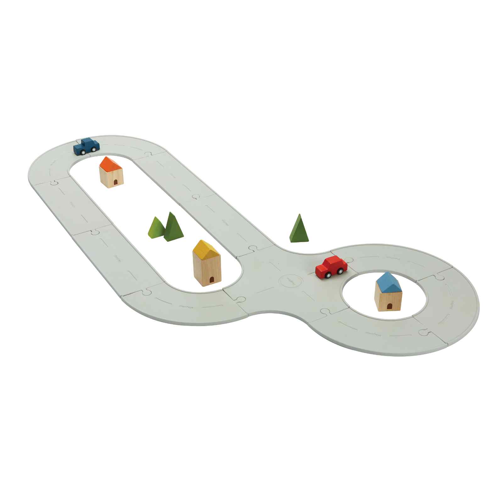 Straßen und Schienen Set mittel