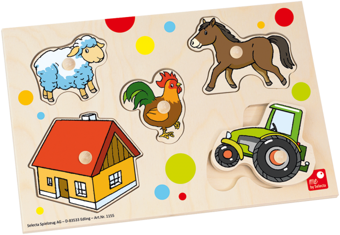 Selecta Puzzle Bauernhof (Restposten)