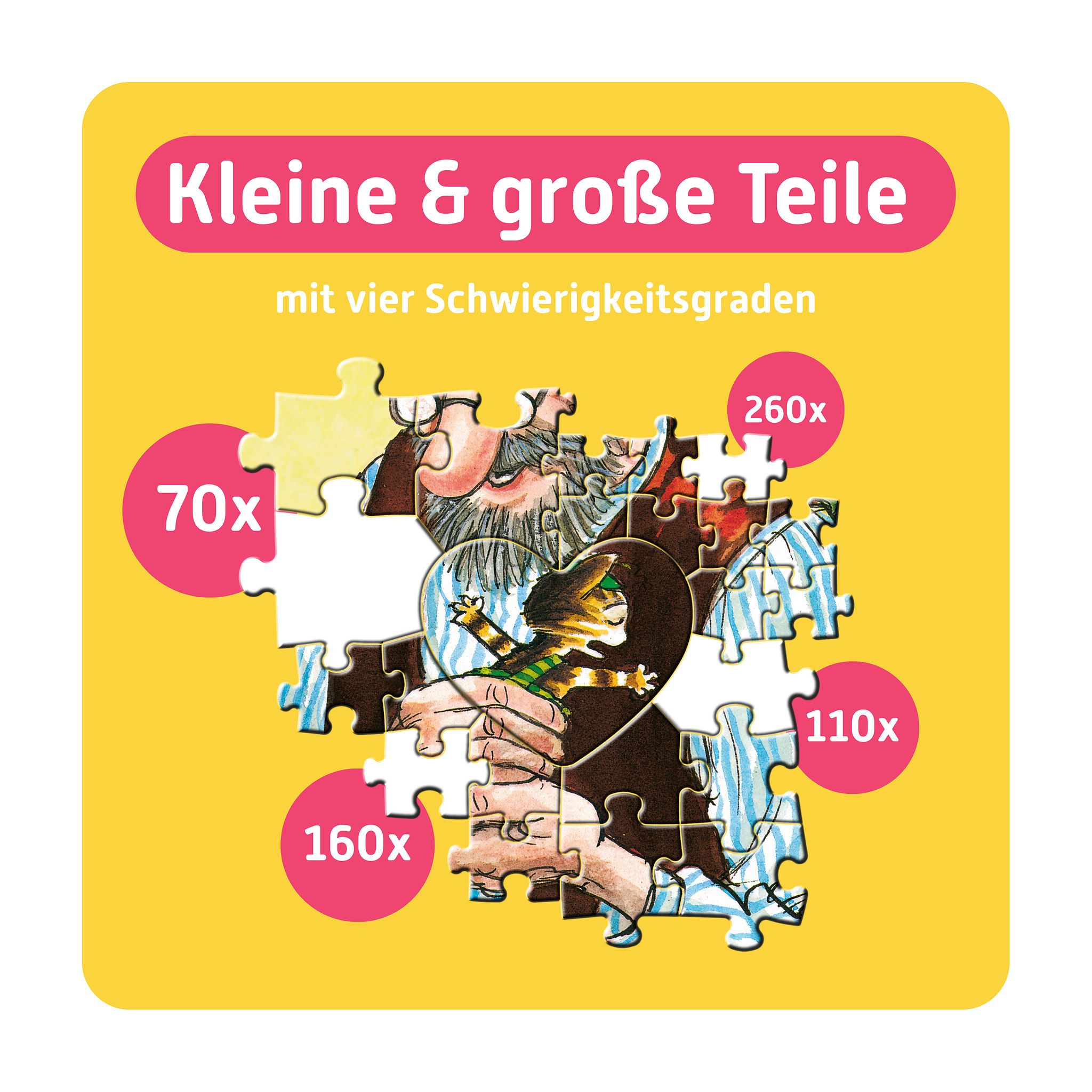 TEAMPUZZLE Petersson und Findus, 600 Teile