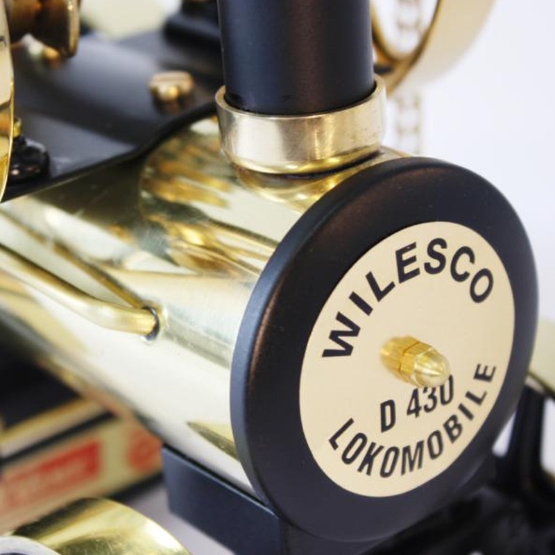 Wilesco Lokomobile schwarz-messing Wilesco D430