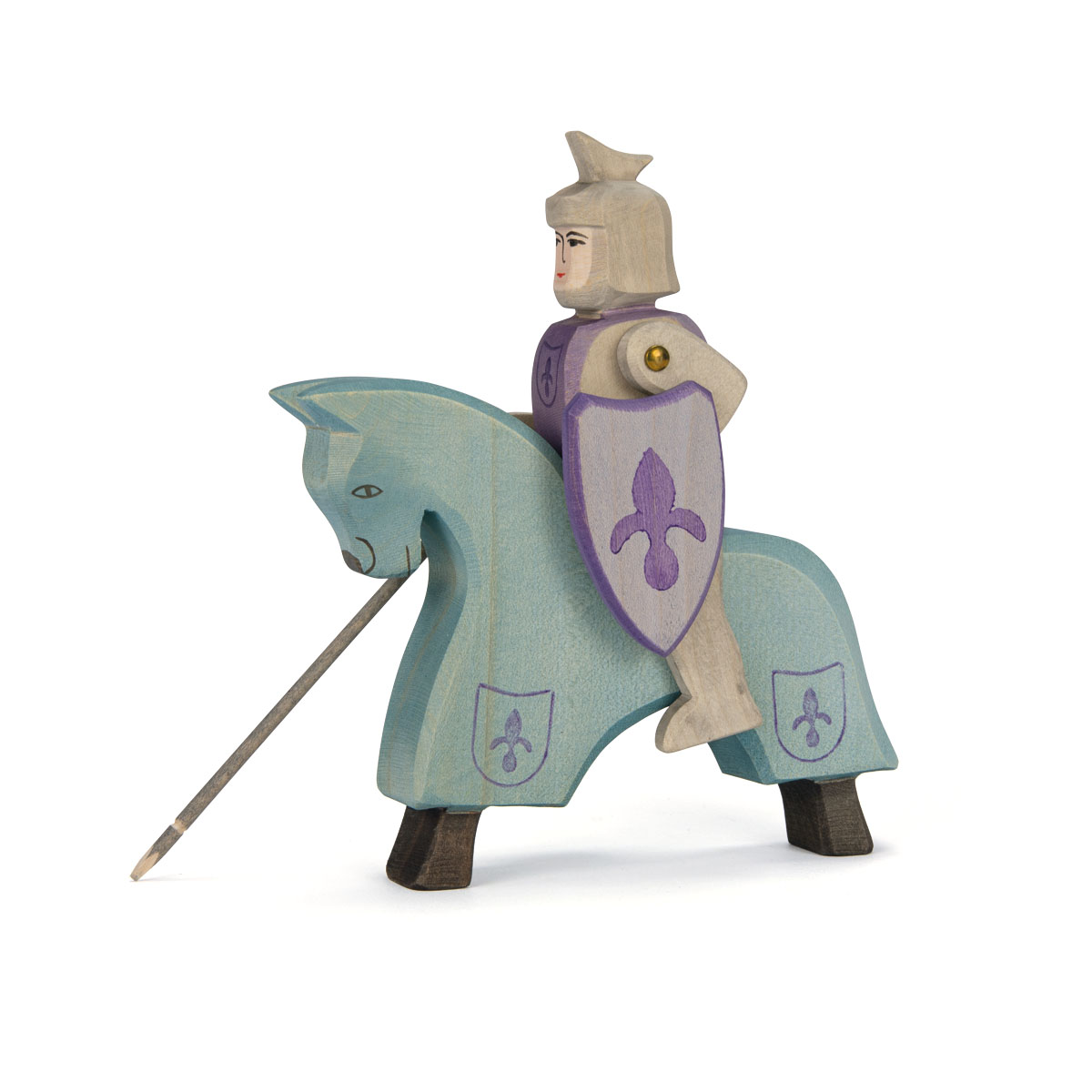 Ostheimer Knight riding blue w. Horse blue 27505
