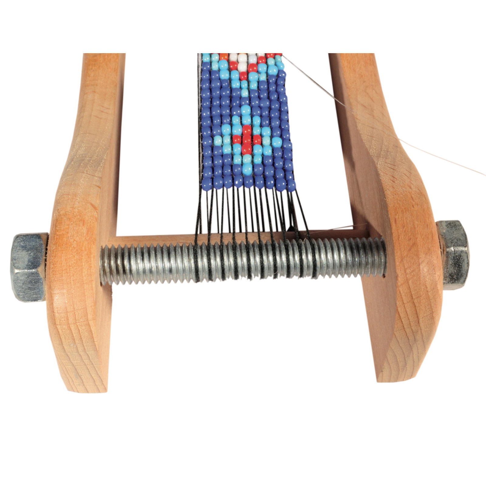 DIY Kleiner Perlenwebrahmen