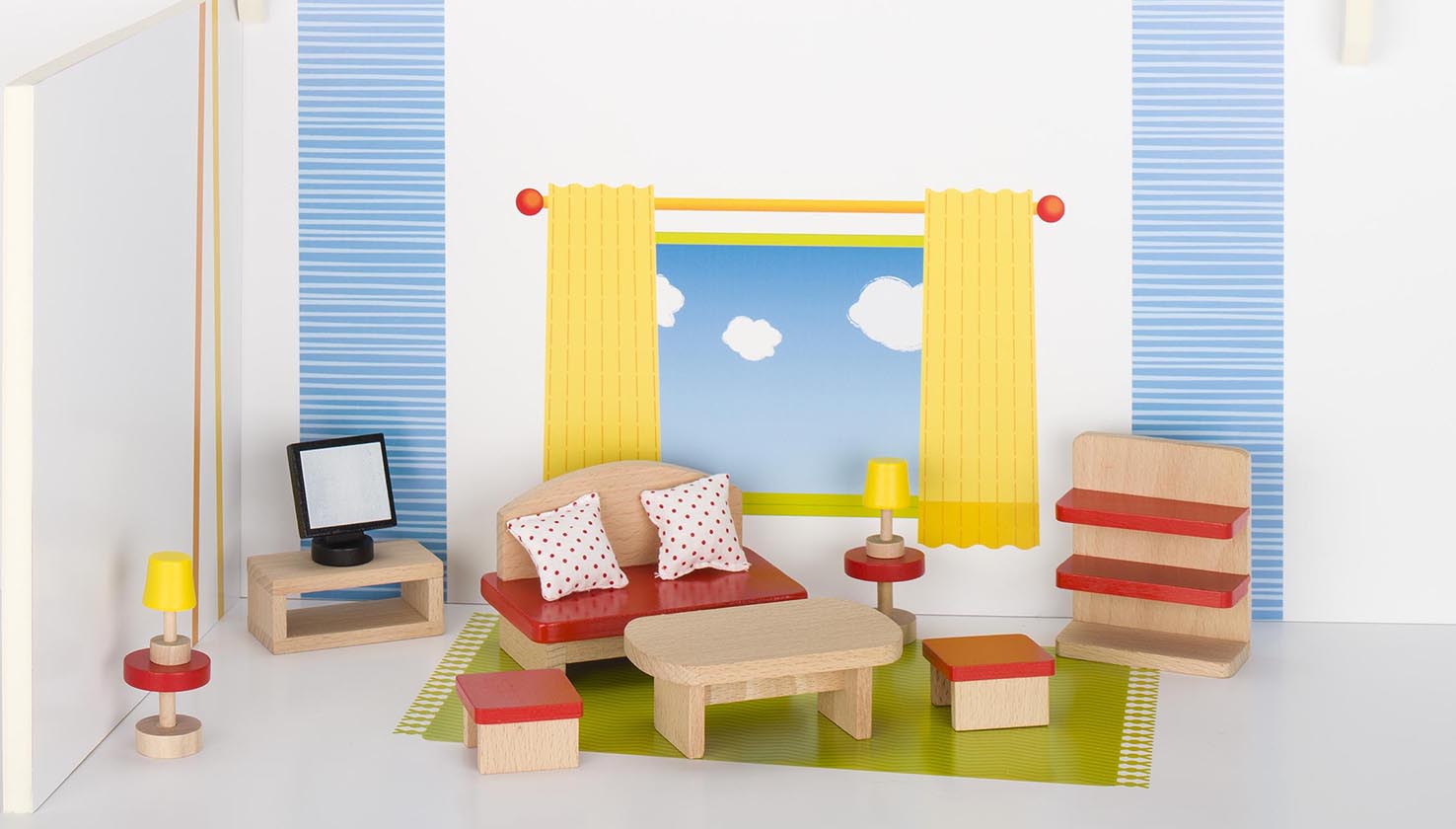 PuppenmÃ¶bel Wohnzimmer, goki basic.