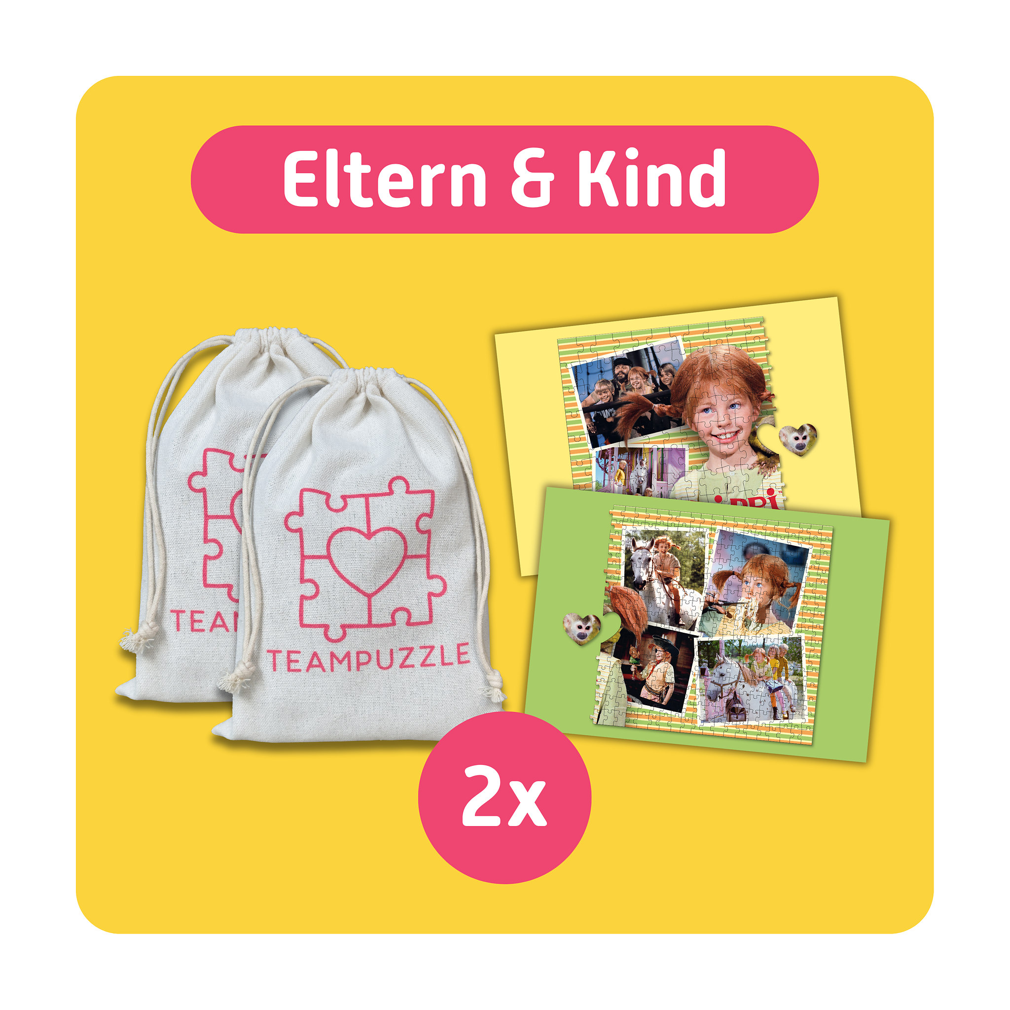 TEAMPUZZLE Pippi Langstrumpf, 400 Teile