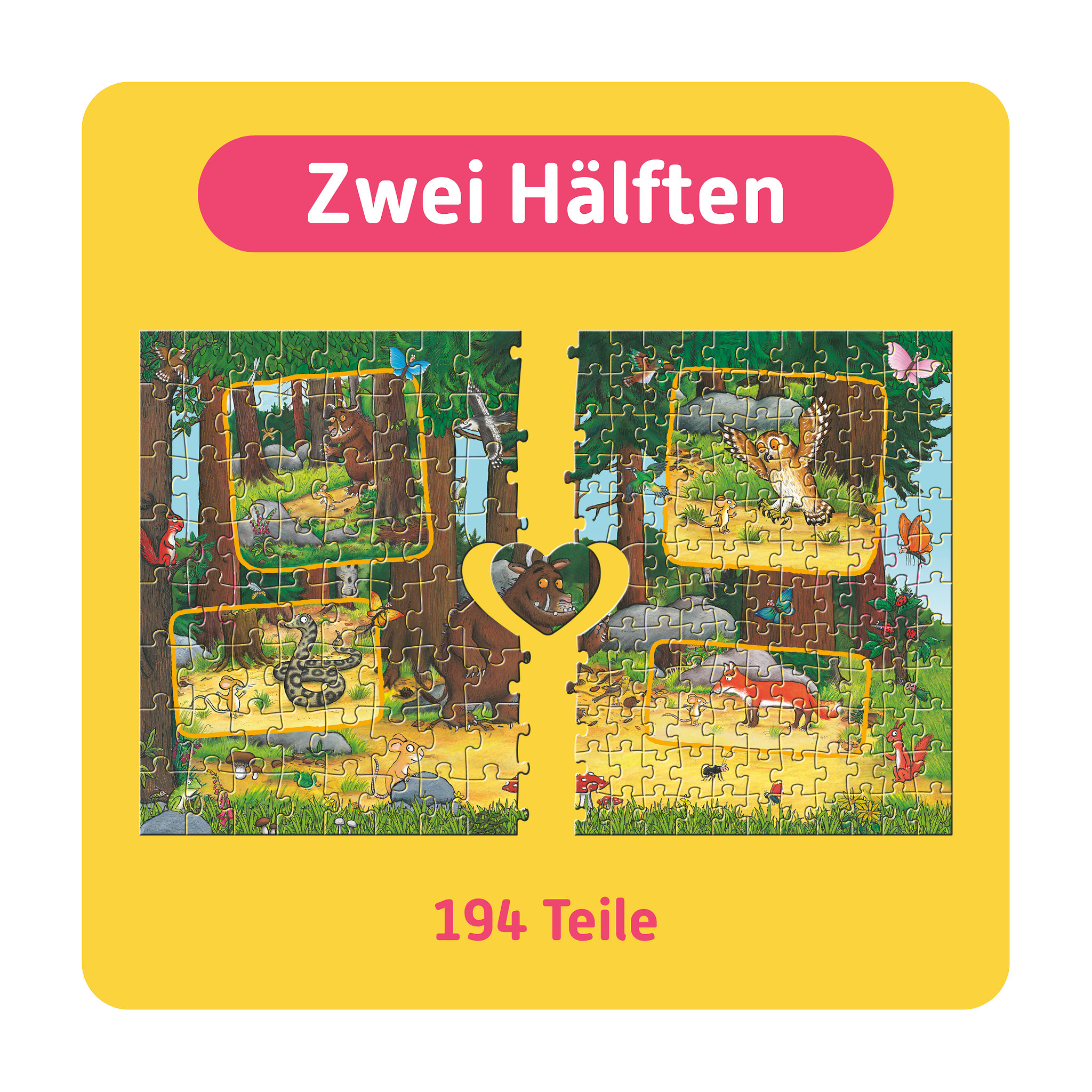 TEAMPUZZLE Der Grüffelo, 194 Teile