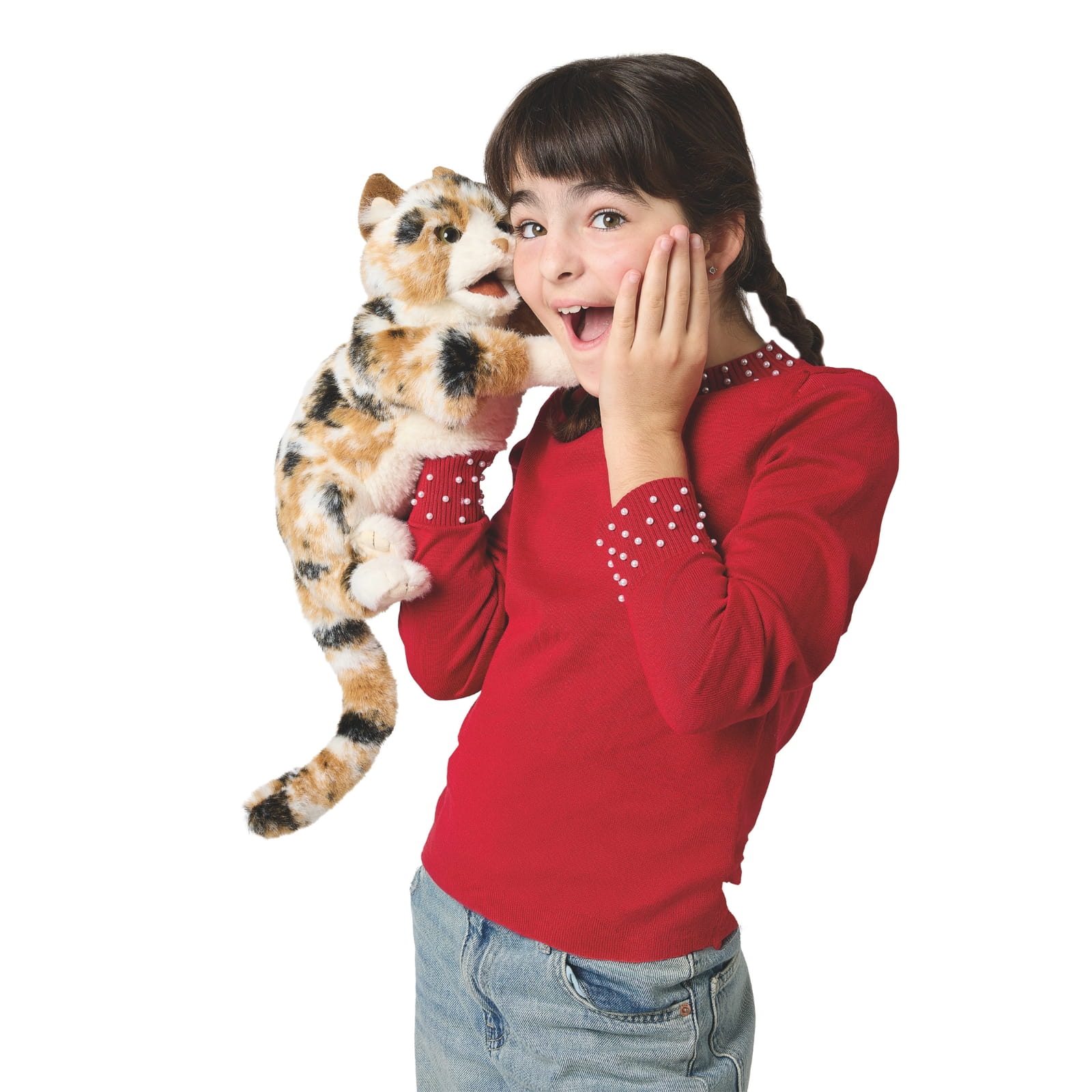 Folkmanis Dreifarbige Hauskatze