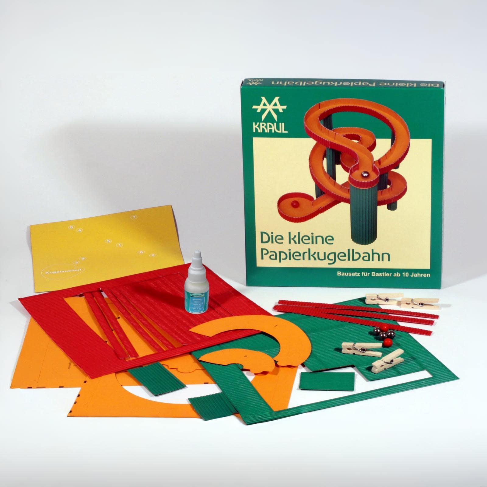 Die kleine Papierkugelbahn, Bastelpackung