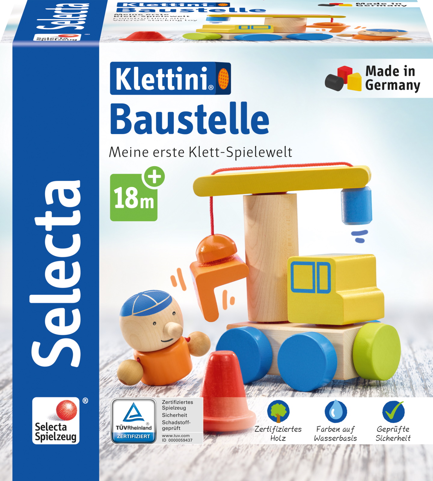 Selecta Feuerwehr, KlettStapelspielzeug, 7 Teile