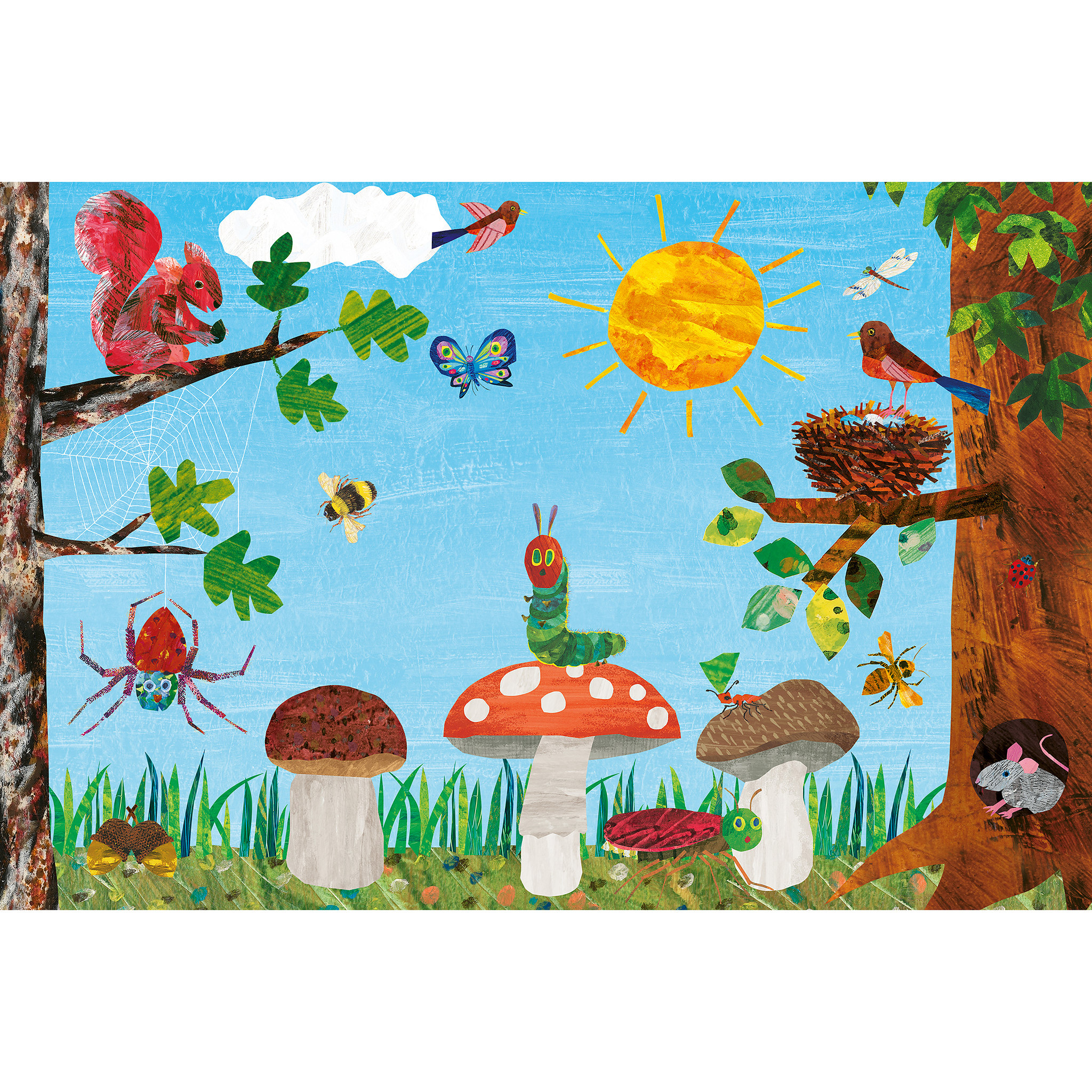 TEAMPUZZLE Die kleine Raupe Nimmersatt, 194 Teile