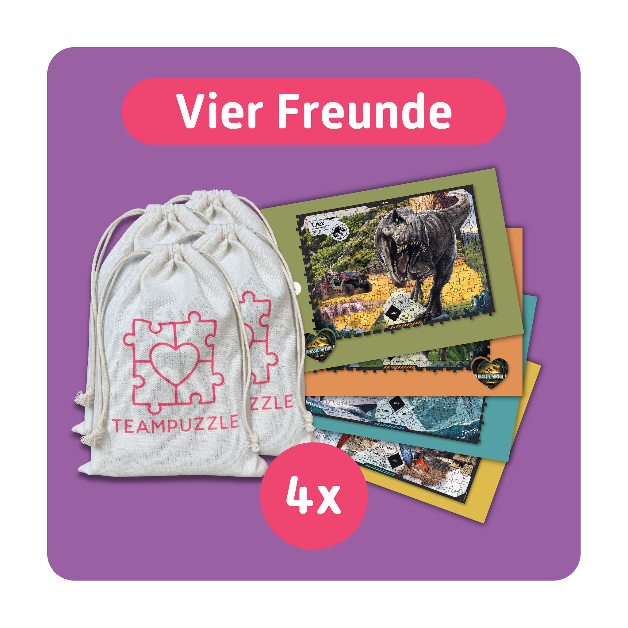TEAMPUZZLE Jurassic World, 1000 Teile