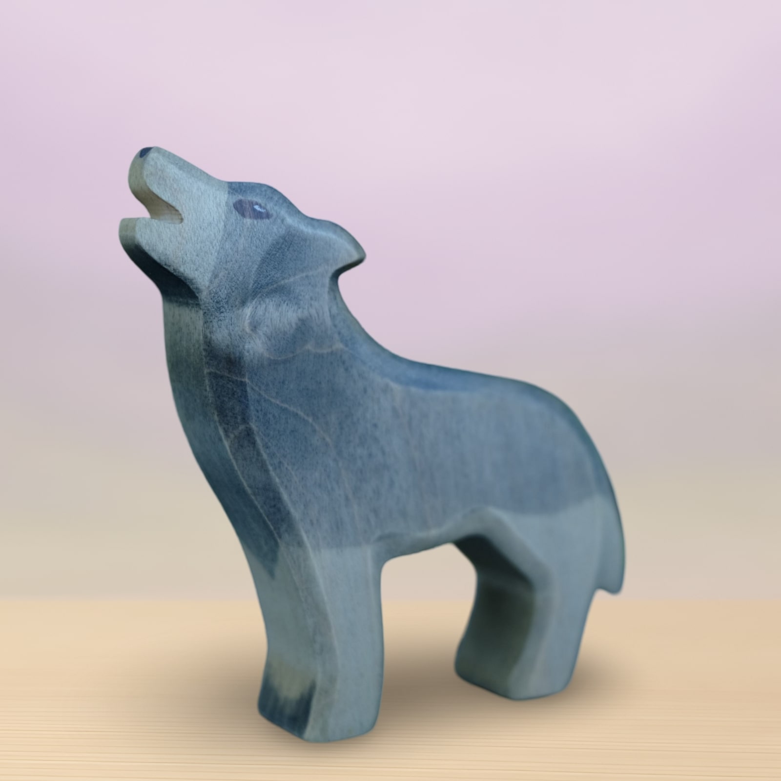 HolzWald Wolf heulend