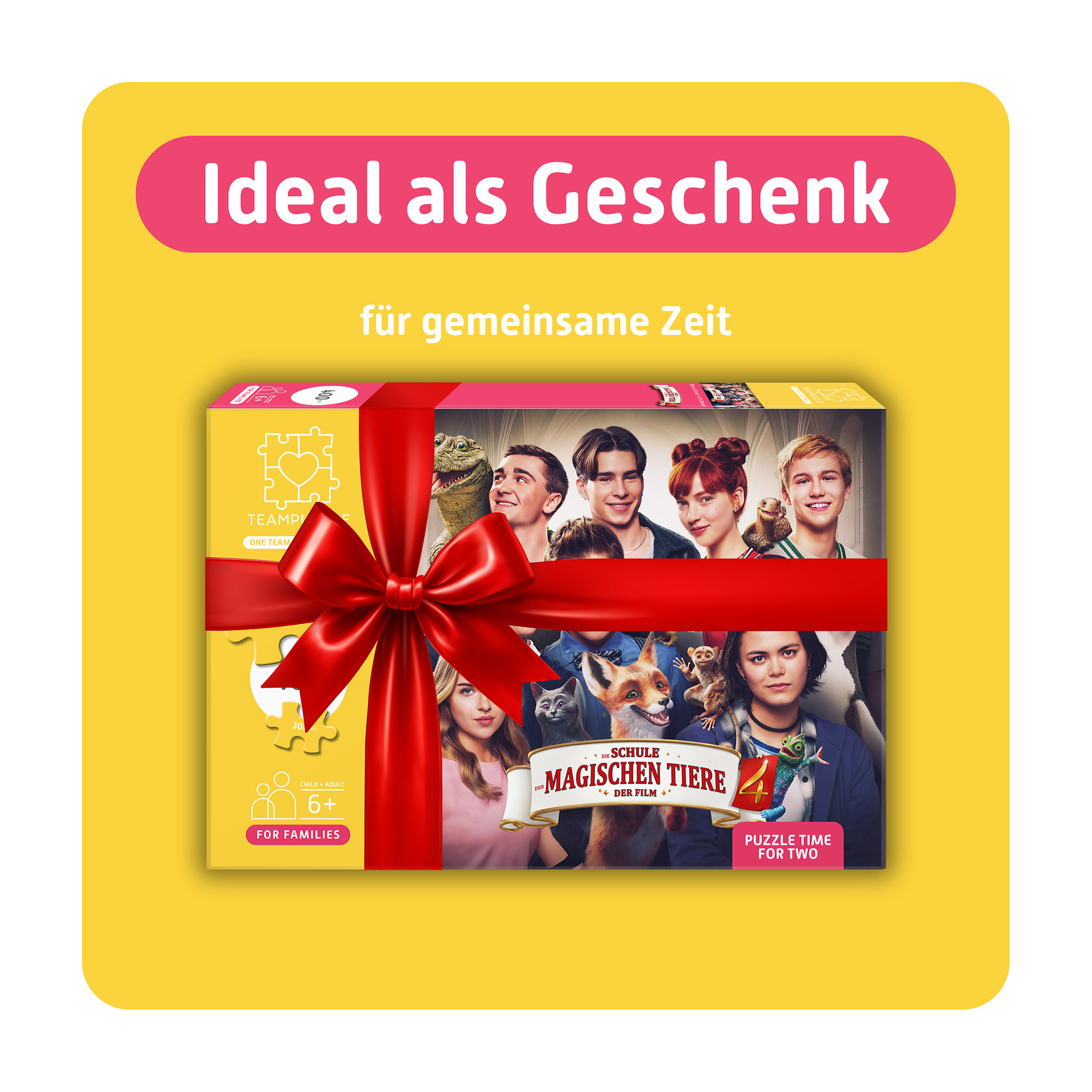 TEAMPUZZLE Schule der magischen Tiere 4, 400 Teile