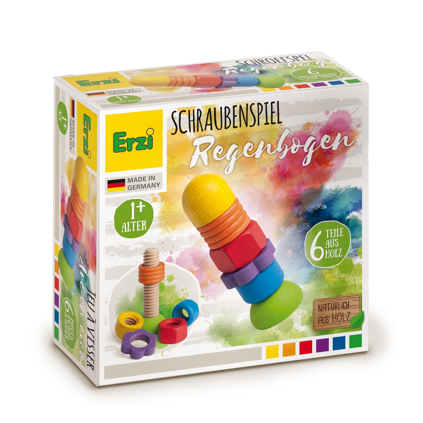 Erzi Schraubenspiel Regenbogen