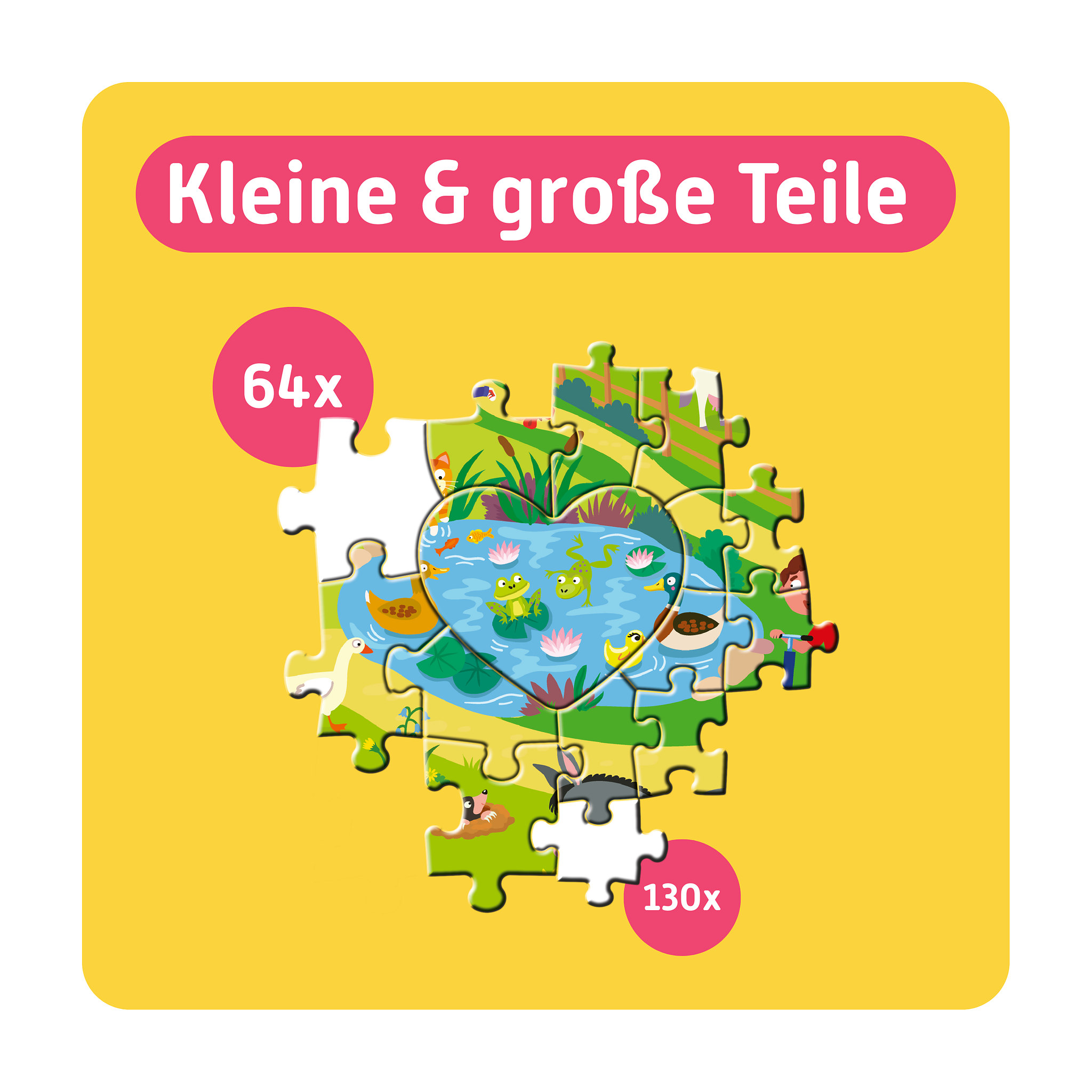 TEAMPUZZLE Auf dem Bauernhof, 194 Teile