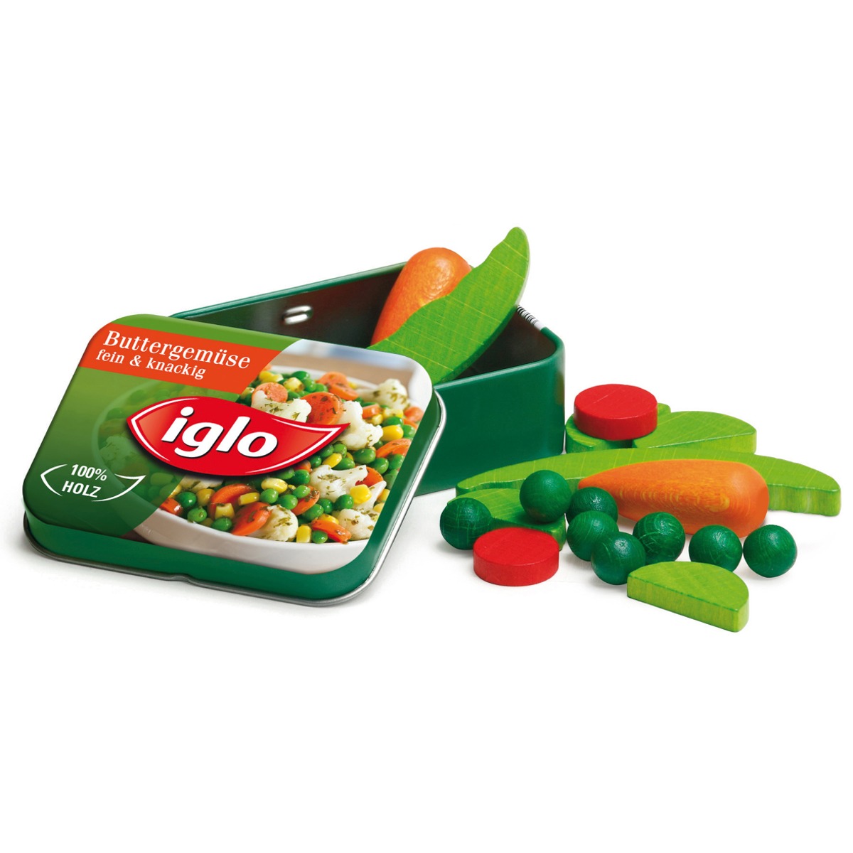 Kaufladen Iglo-Gemüse in Blechdose