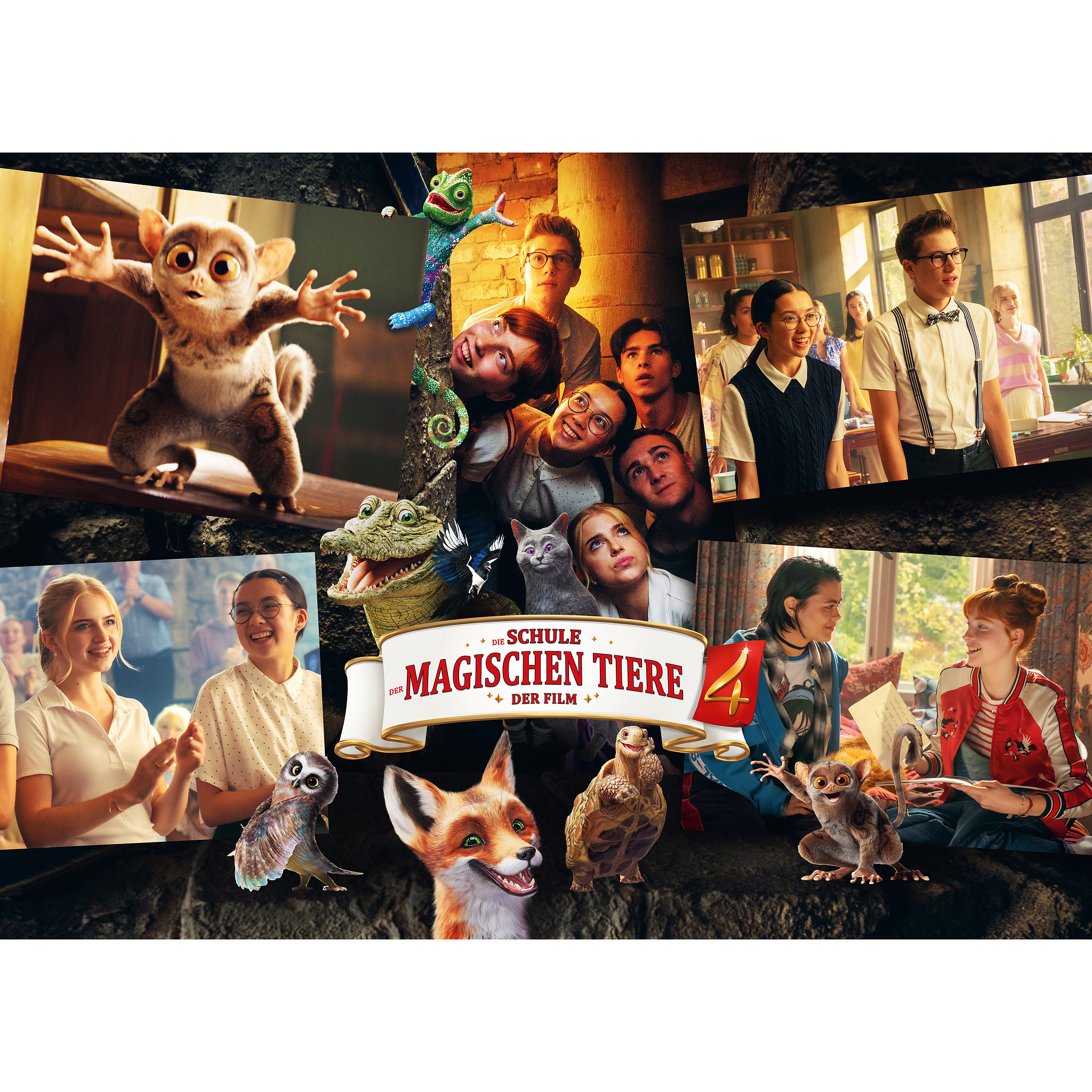 TEAMPUZZLE Schule der magischen Tiere 4, 600 Teile