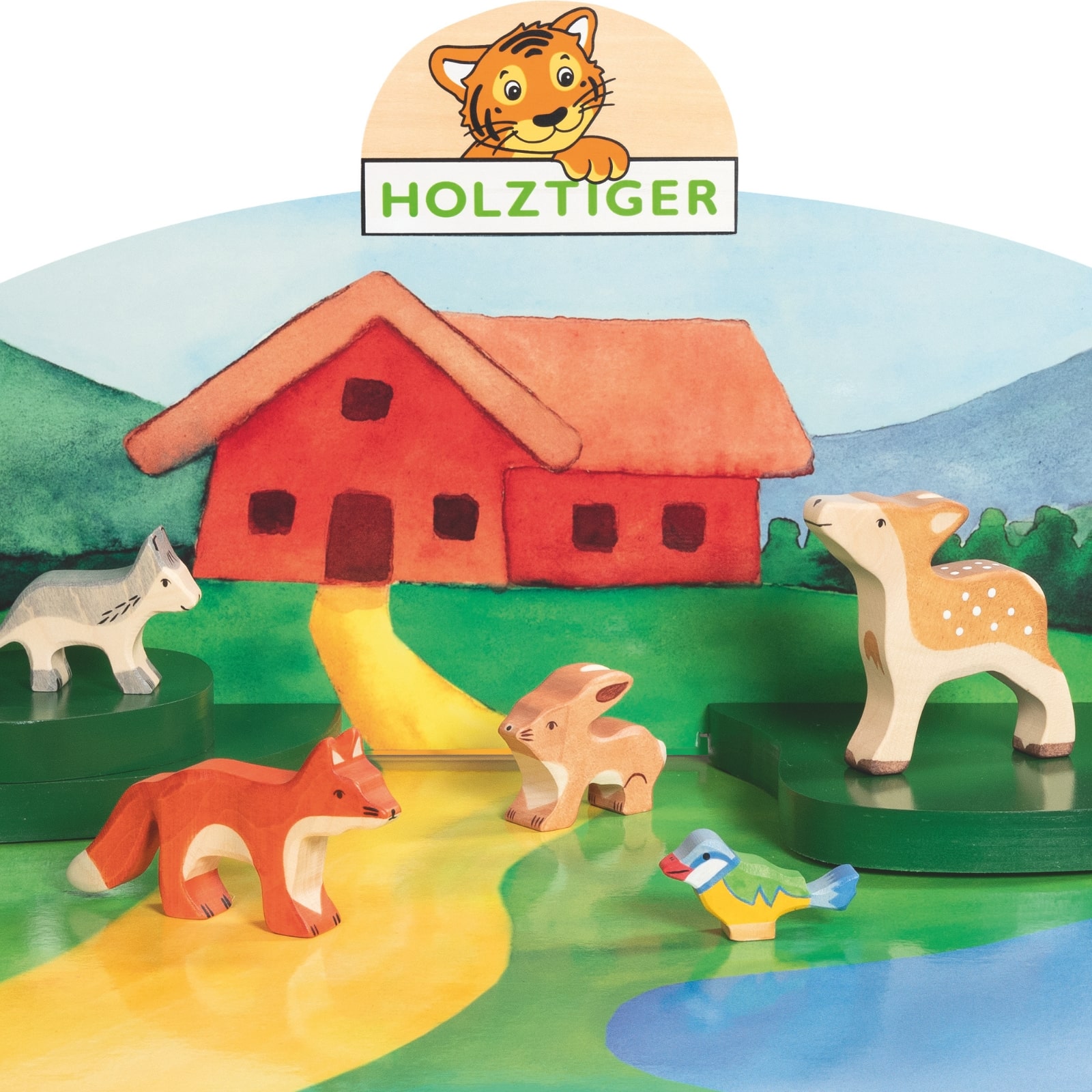 Holztiger Waldtiere-Set