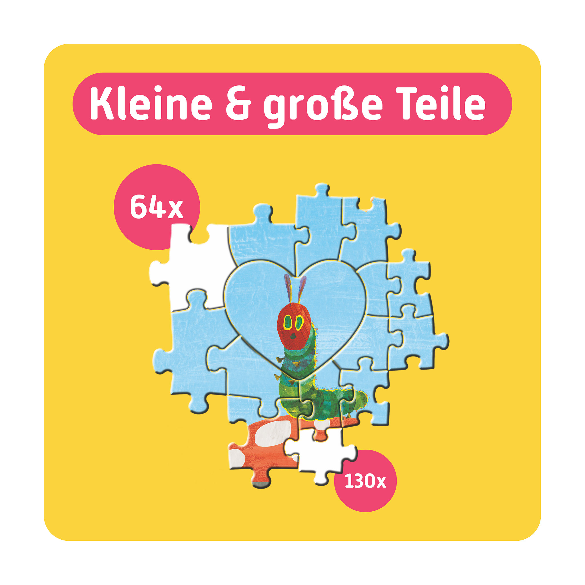 TEAMPUZZLE Die kleine Raupe Nimmersatt, 194 Teile