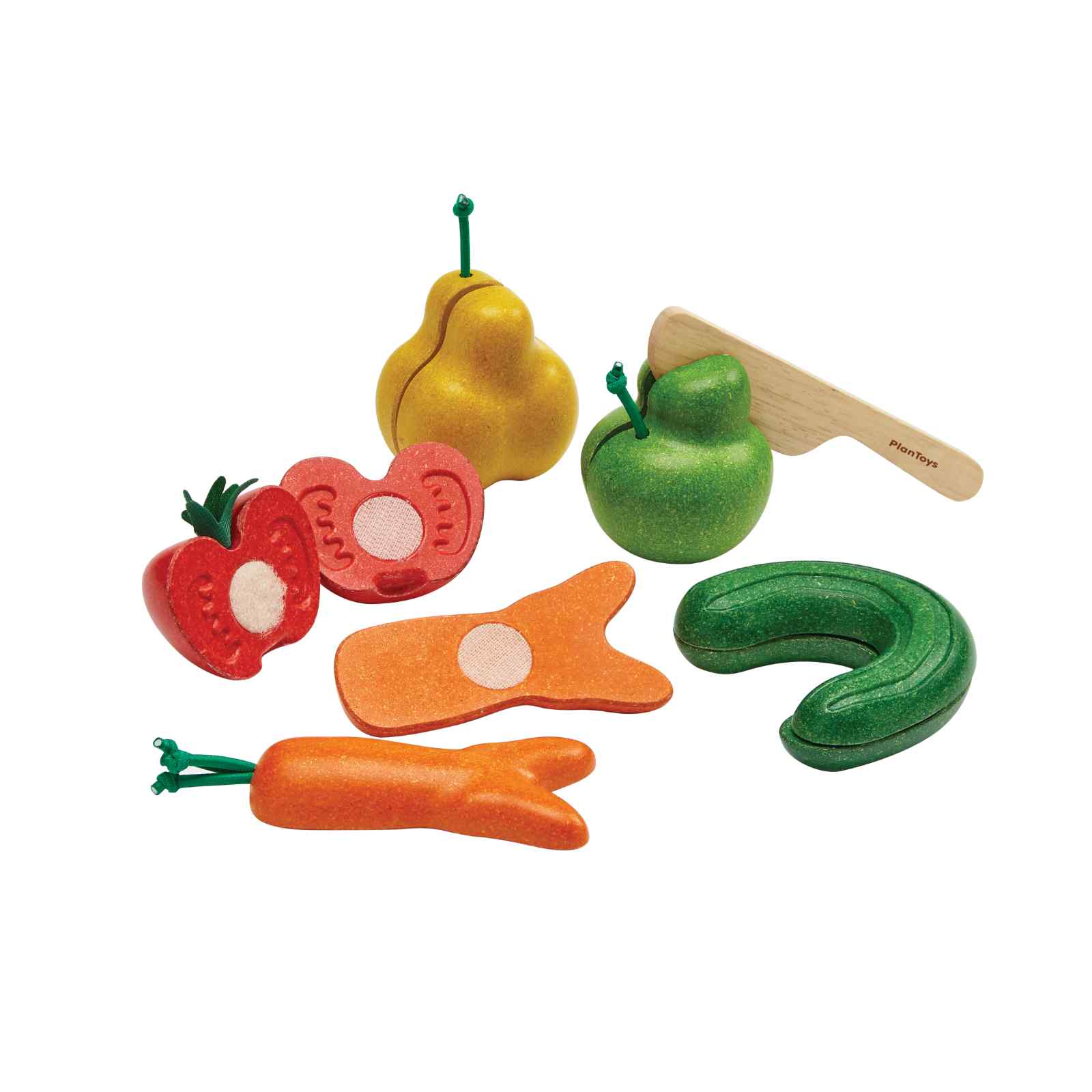 gemüse spielzeug Krummes Obst & Gemüse Set | PLA3495