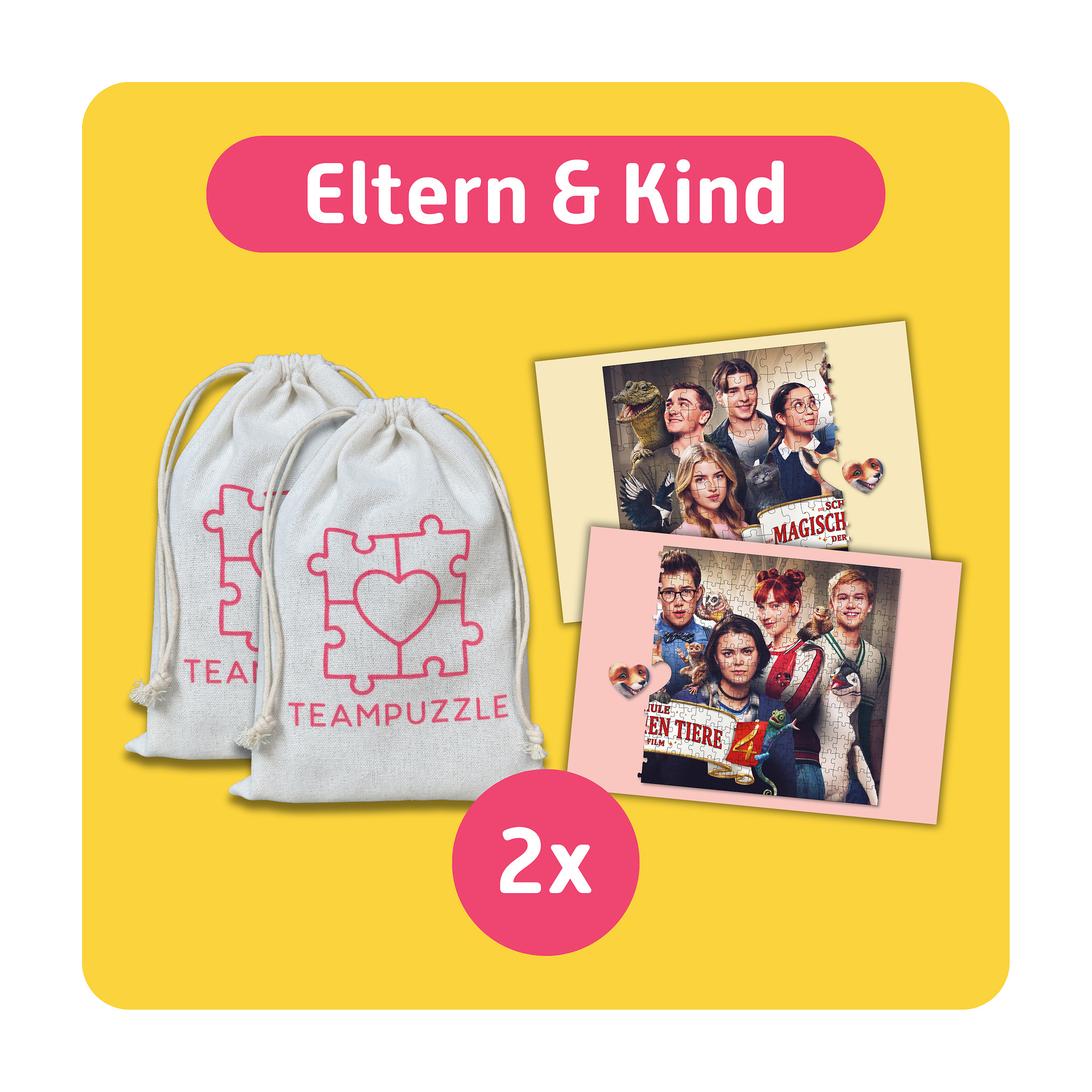 TEAMPUZZLE Schule der magischen Tiere 4, 400 Teile