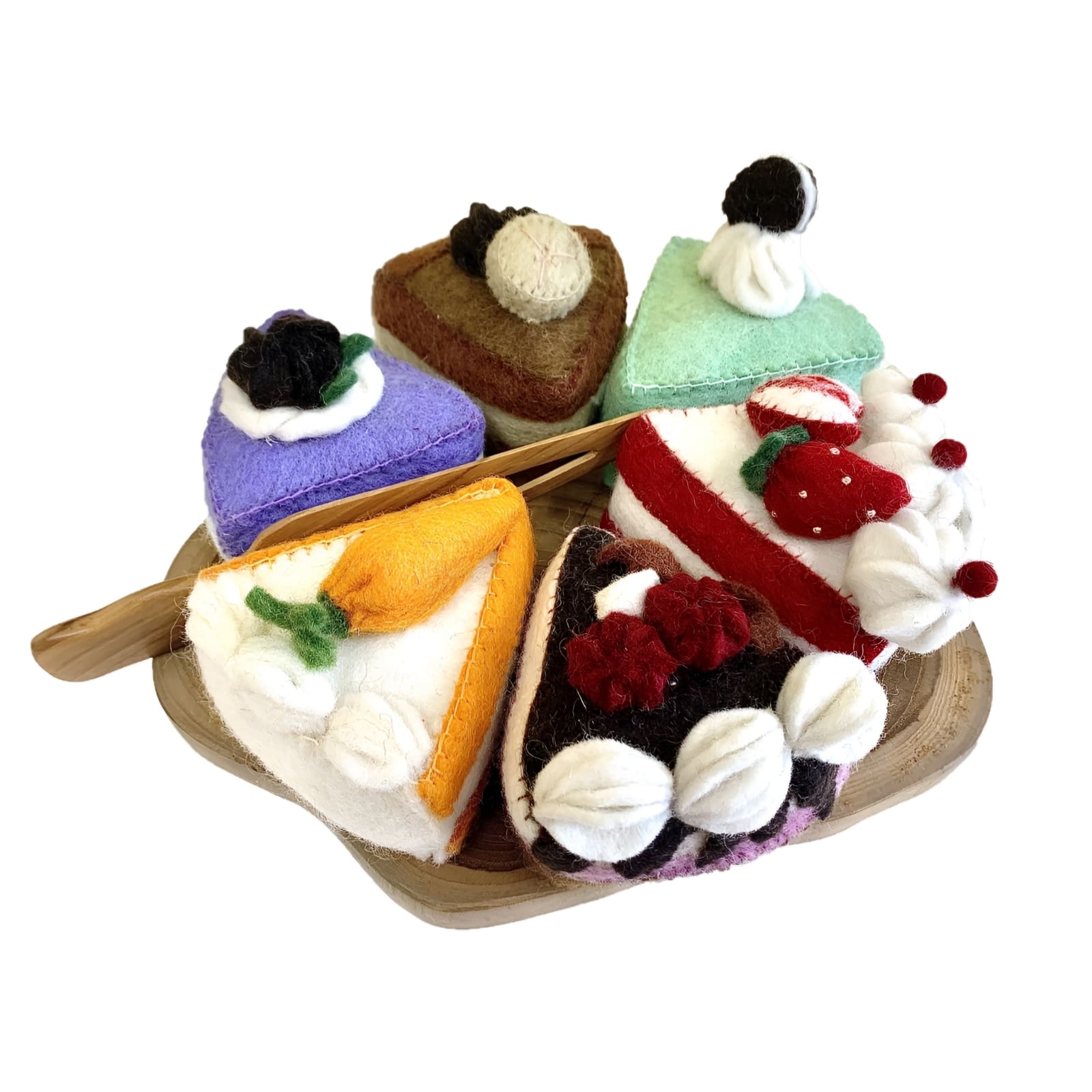 Filz Kuchenset, 7-teilig