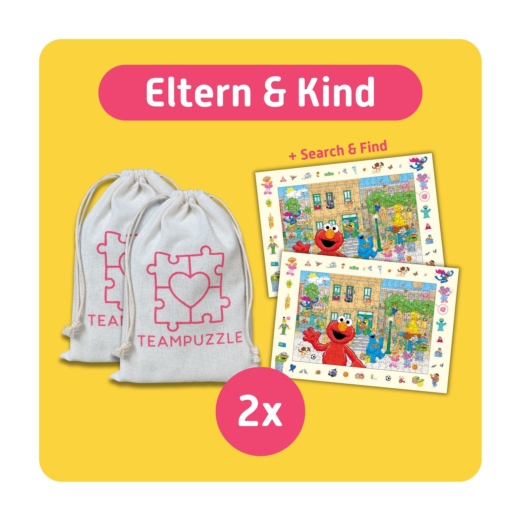 TEAMPUZZLE Sesamstraße, 194 Teile