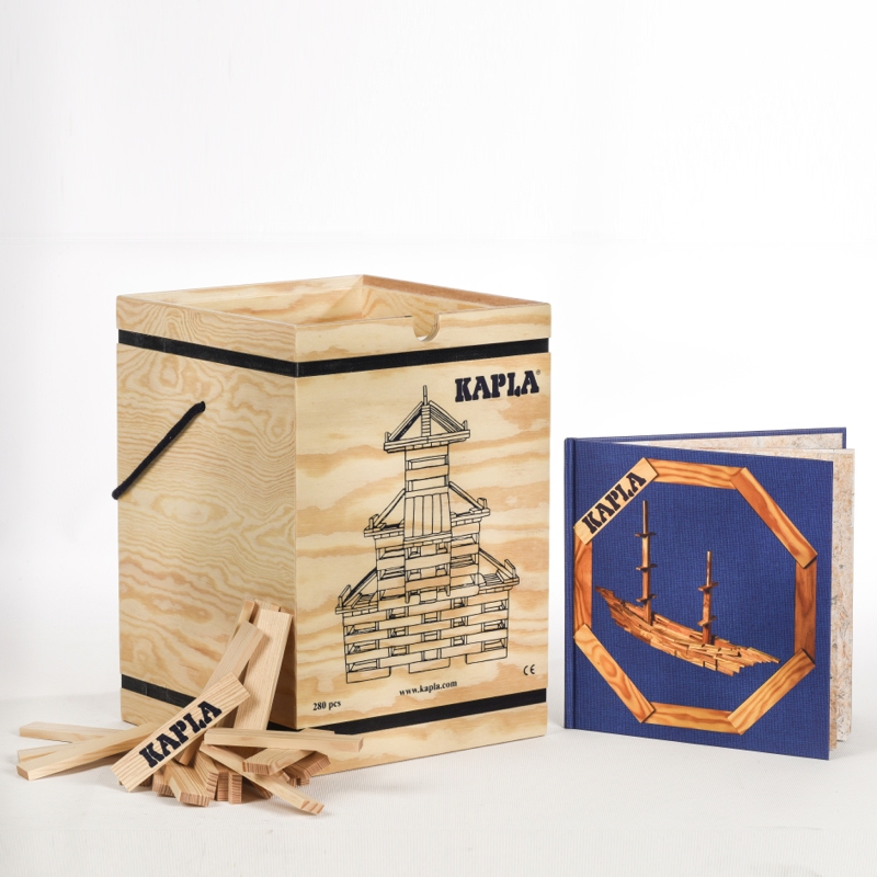KAPLA 280 mit Buch blau
