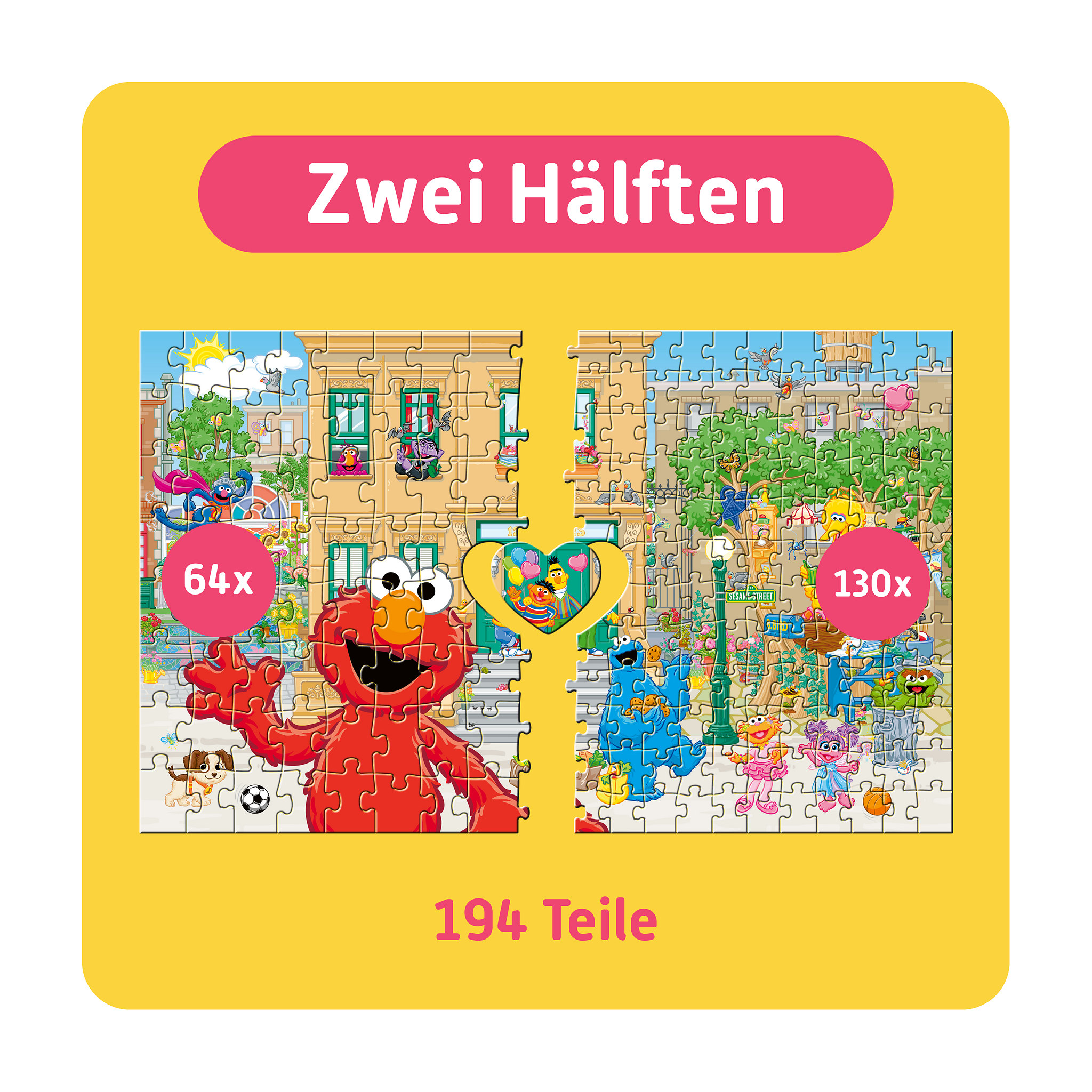 TEAMPUZZLE Sesamstraße, 194 Teile