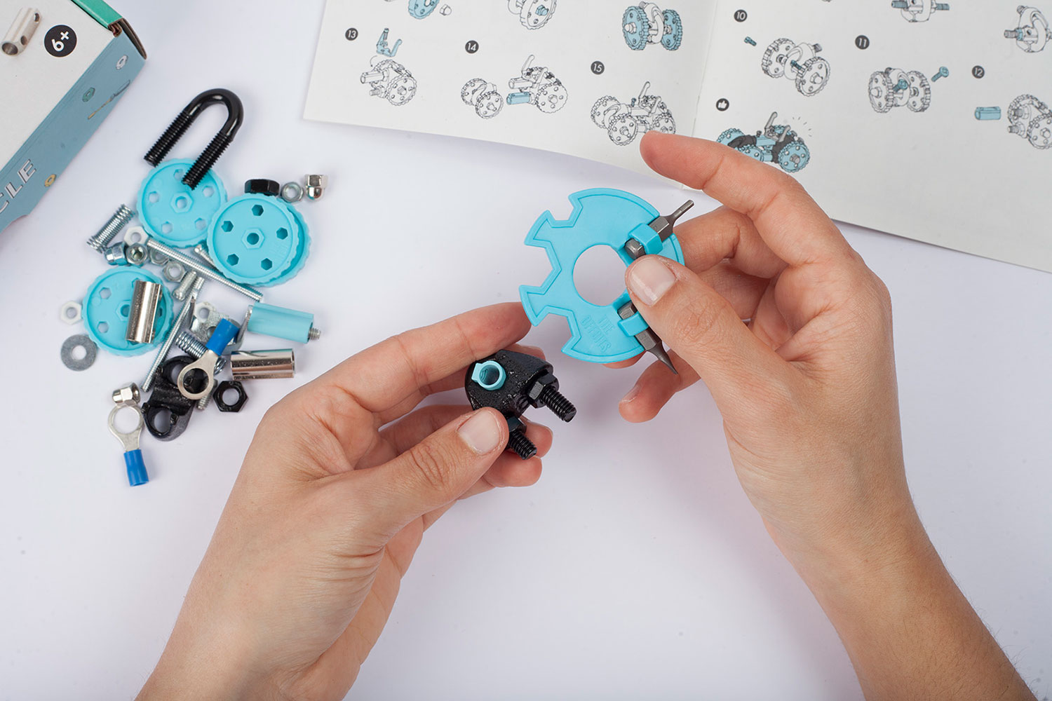 THE OFF BITS Vehicle Kit - Blue Car - GearBit (Restposten)