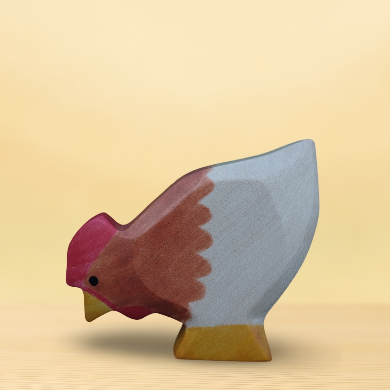 HolzWald Huhn pickend