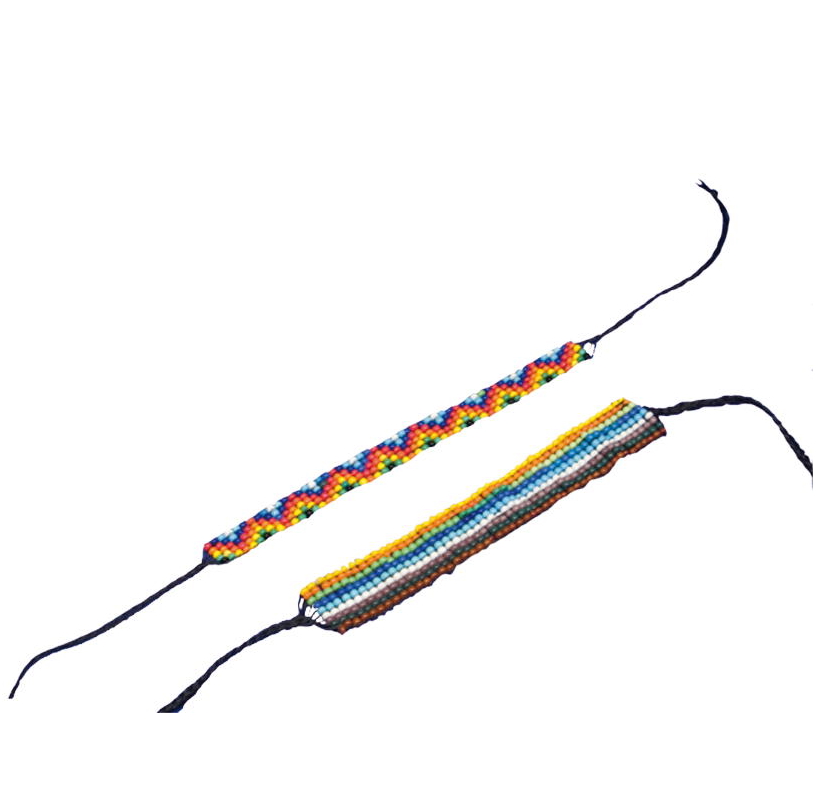 DIY Kleiner Perlenwebrahmen