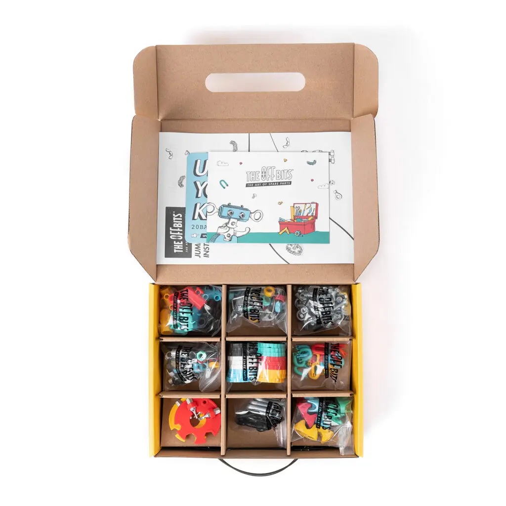 THE OFF BITS Jumbo Kit, suitcase pack more than 200 parts (Restposten)