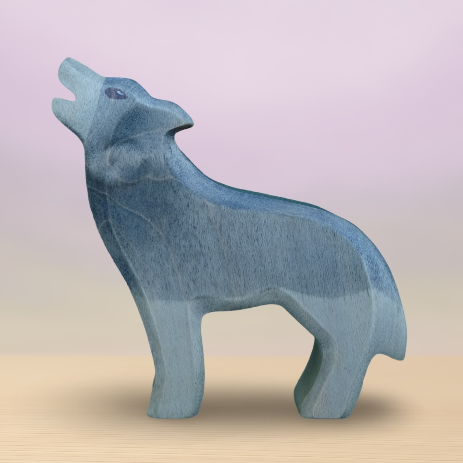 HolzWald Wolf heulend