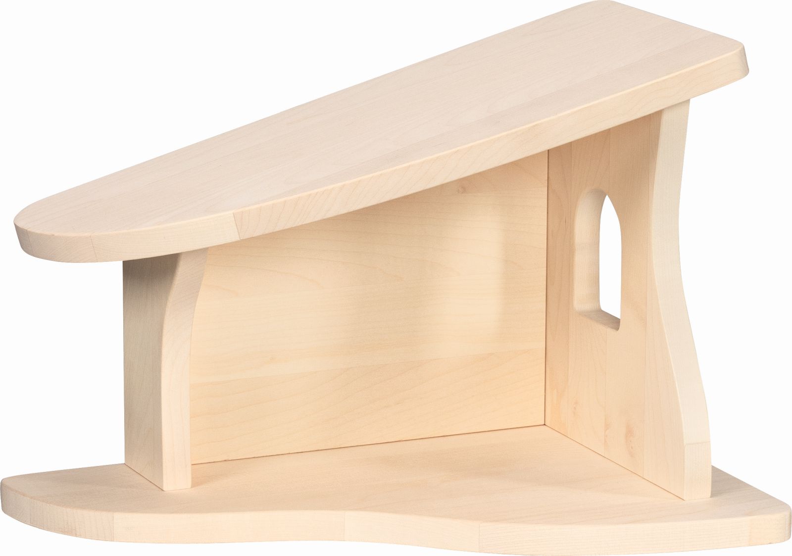 Holztiger Stall, Krippe, montiert