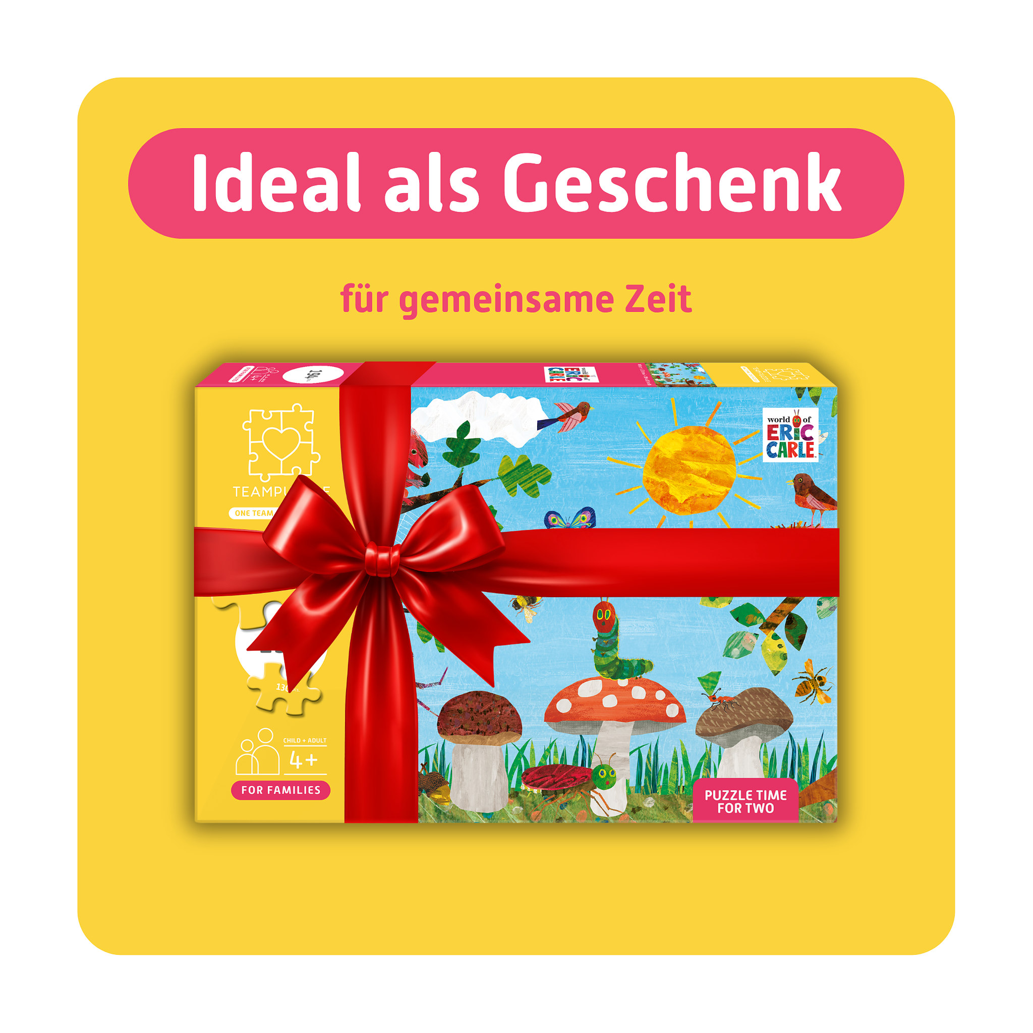 TEAMPUZZLE Die kleine Raupe Nimmersatt, 194 Teile
