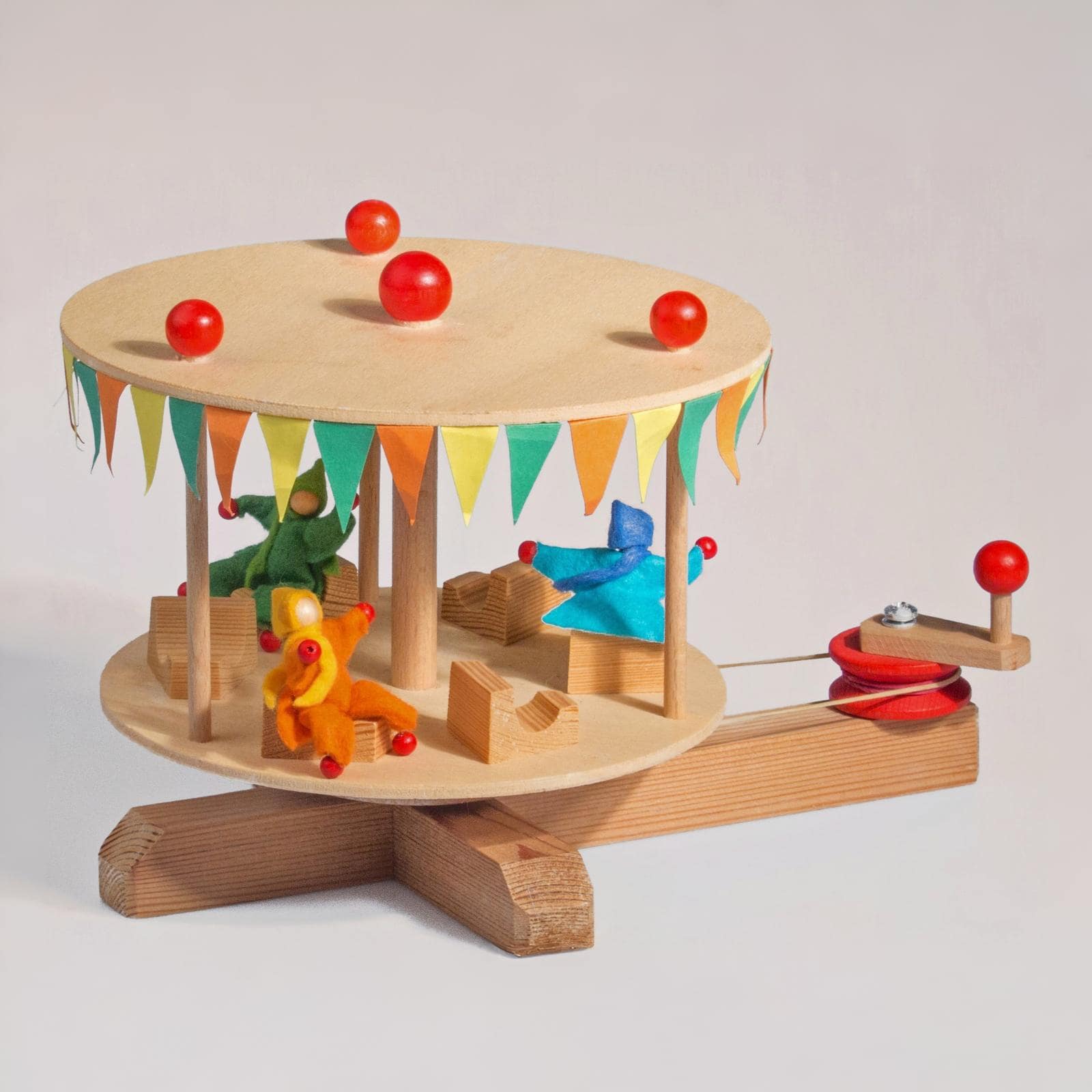 kraul spielzeug Kraul Spielzeug Karussell mit 3 Püppchen | KRA1620