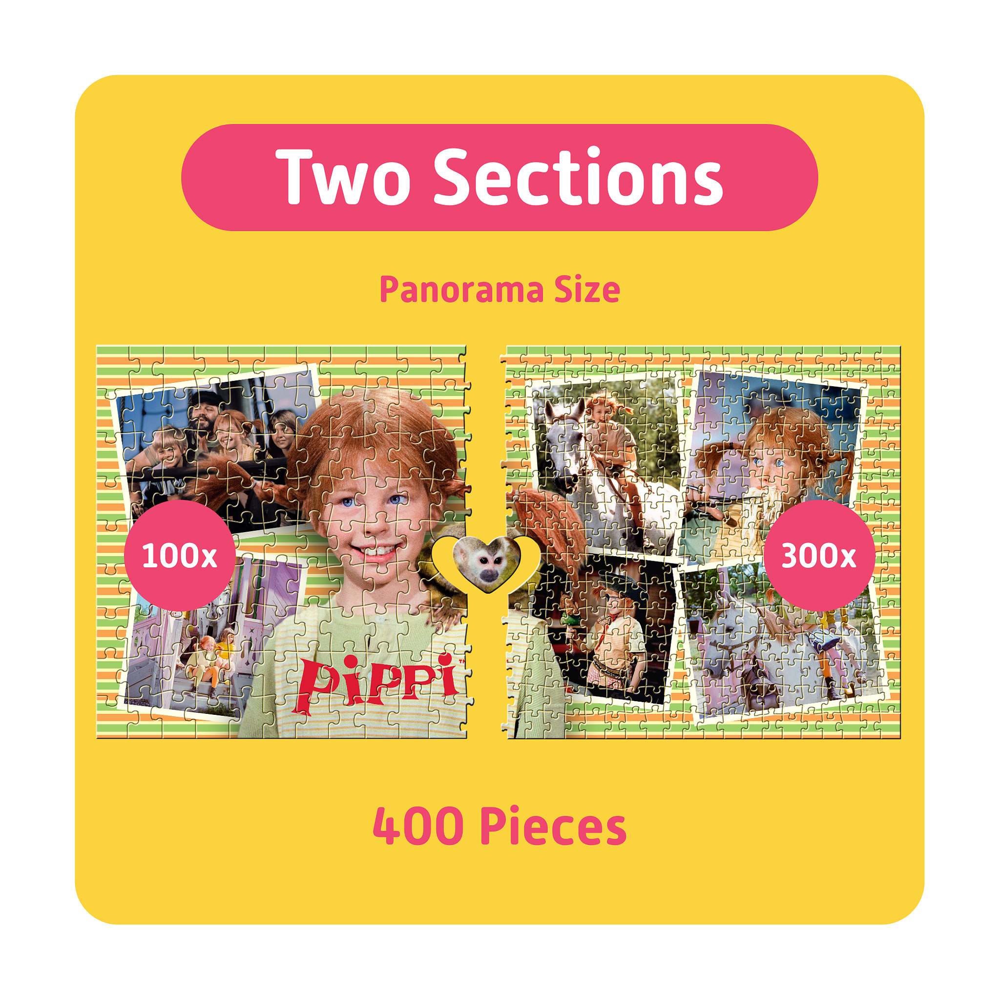 TEAMPUZZLE Pippi Langstrumpf, 400 Teile