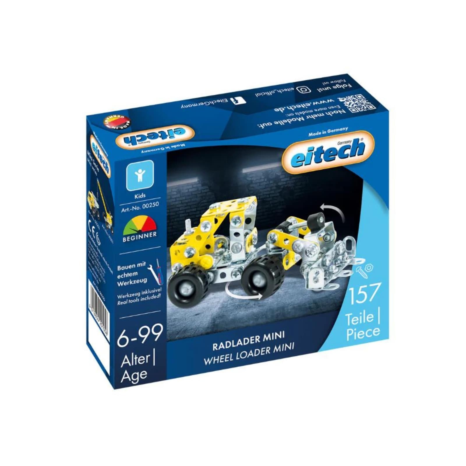 Eitech Metallbaukasten Radlader Mini