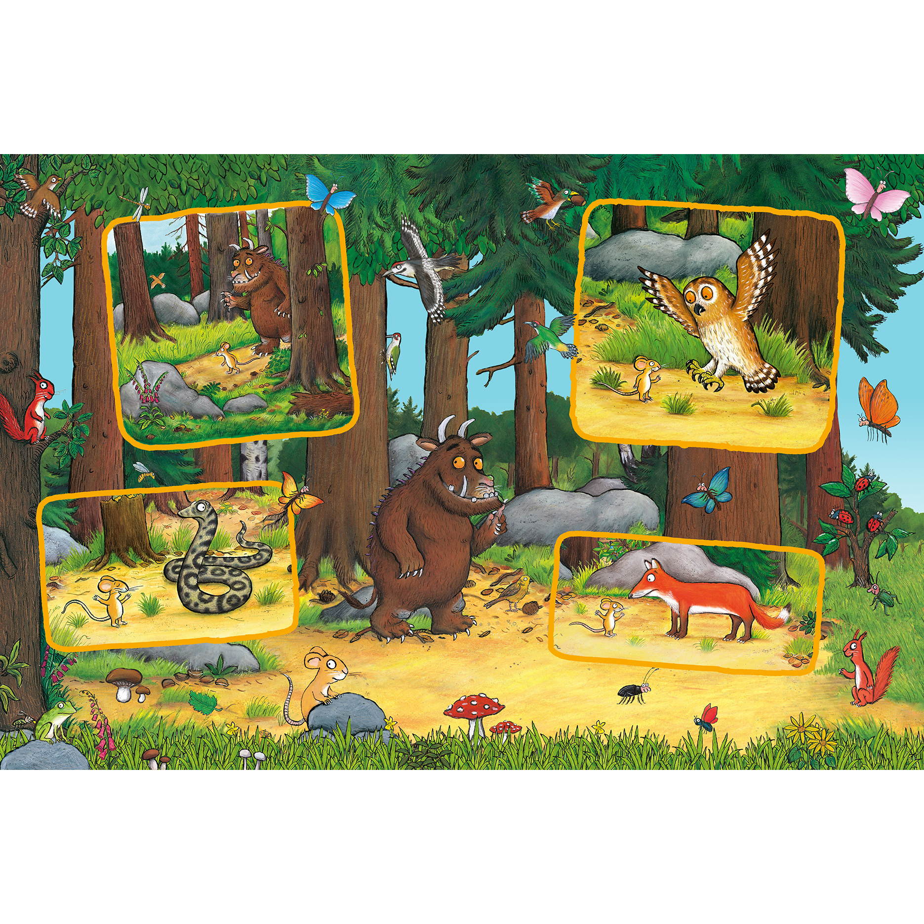 TEAMPUZZLE Der Grüffelo, 194 Teile