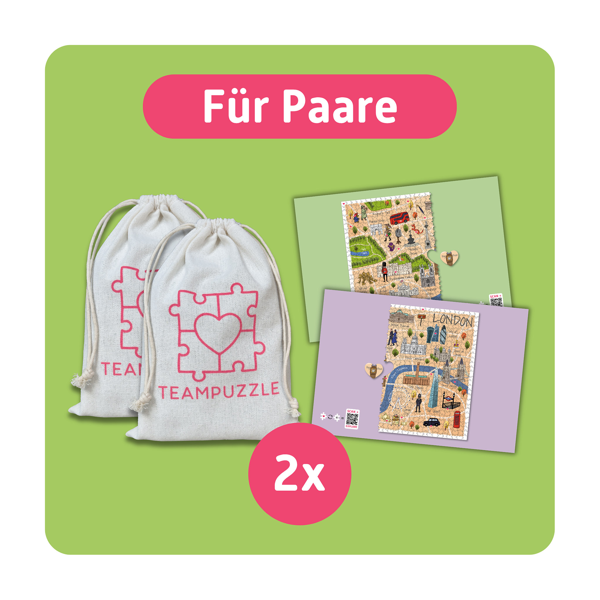 TEAMPUZZLE London, 1000 Teile