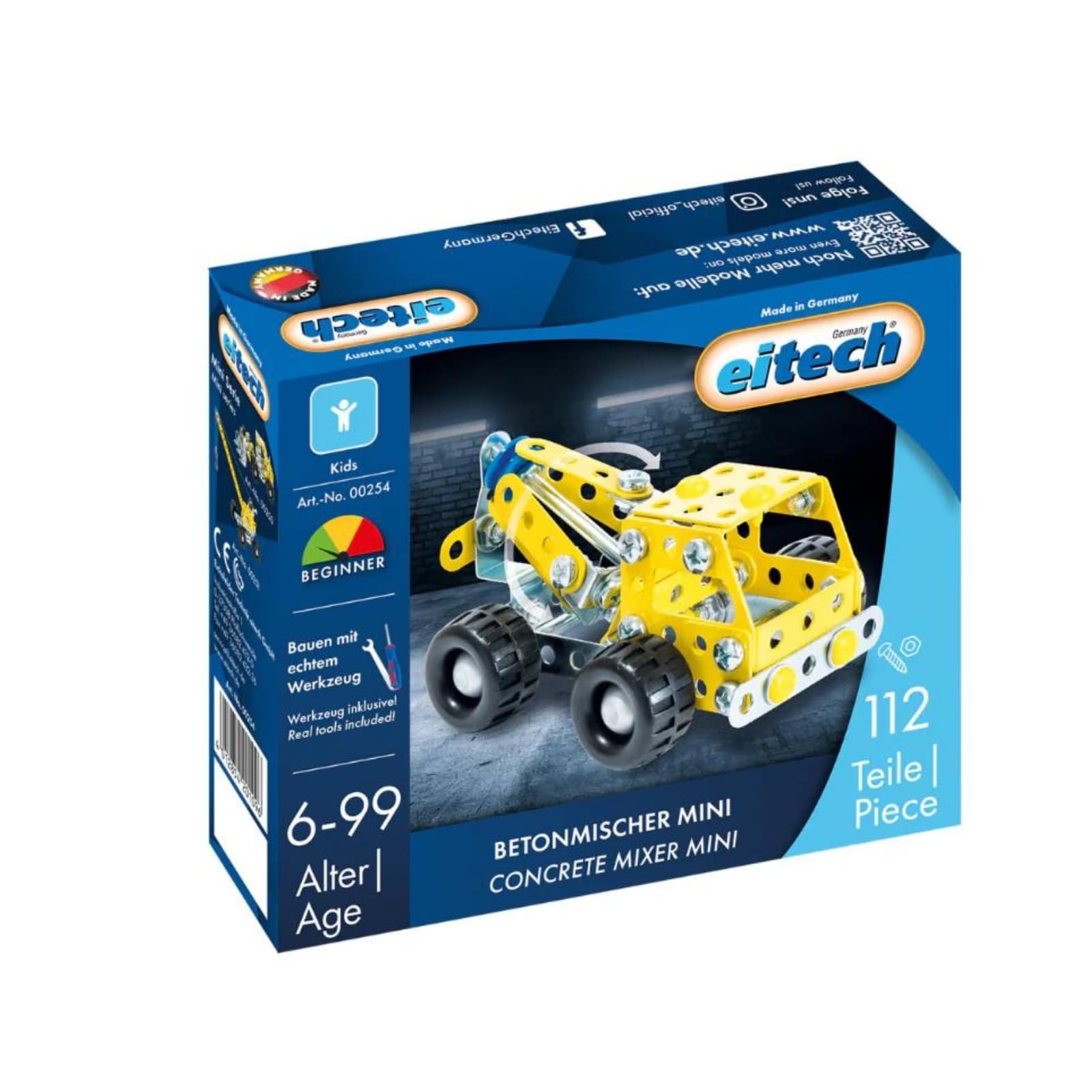 Eitech Metallbaukasten Betonmischer Mini Neu