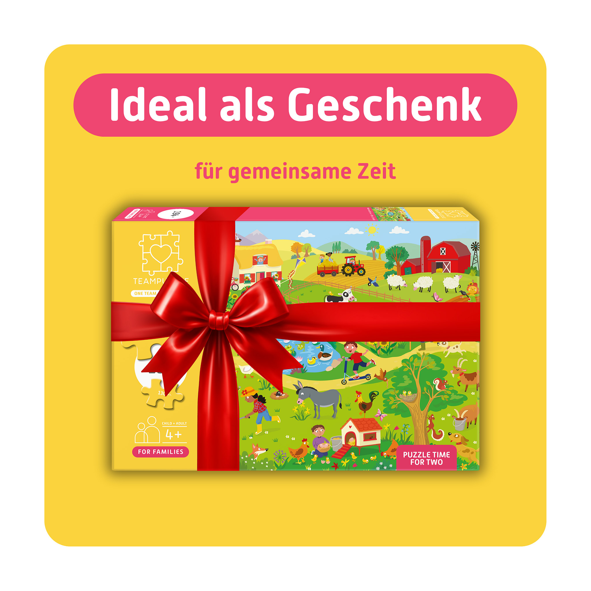 TEAMPUZZLE Auf dem Bauernhof, 194 Teile