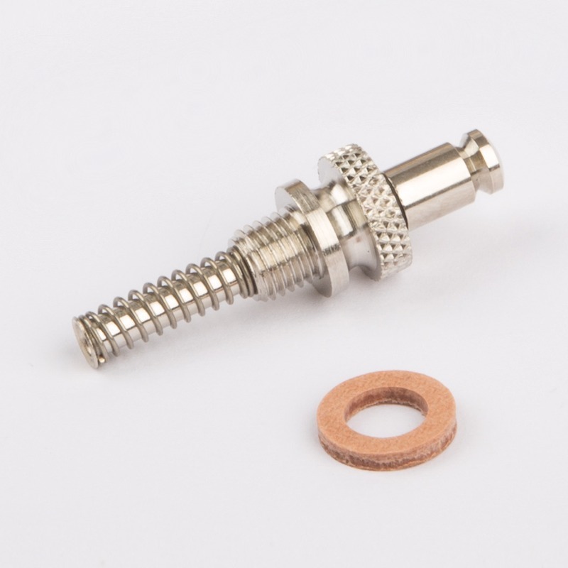 Federsicherheitsventil M6 x 0,75 Feingewinde nickel - Wilesco Ersatzteile