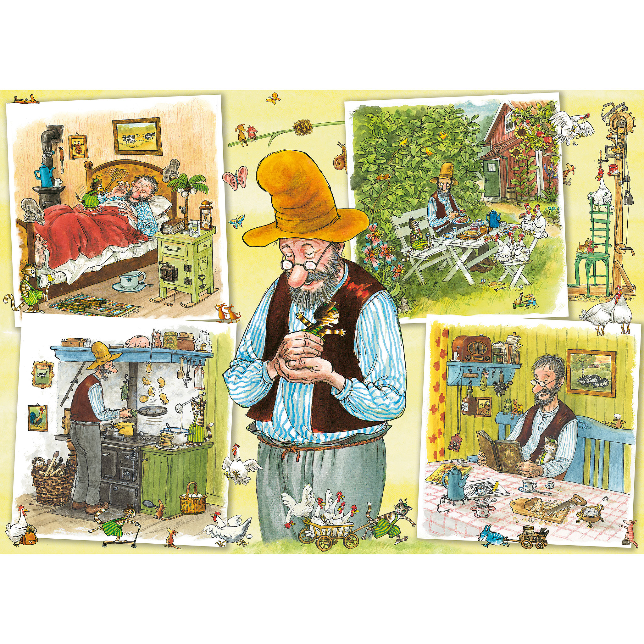 TEAMPUZZLE Petersson und Findus, 600 Teile